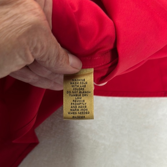 Taylor Red Button Down Shirt - Picture 11 of 12